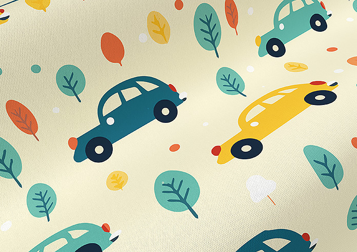 Leafy Lane, Carnival - Twist&Fit Roman Blind - Image 4